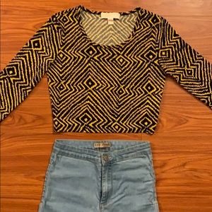 XS Michael Kors Crop Top